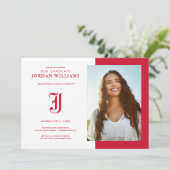 Afstuderen aan Jacksonville State University Aankondiging (Staand voorkant)