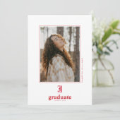 Afstuderen aan Jacksonville State University Aankondiging (Staand voorkant)