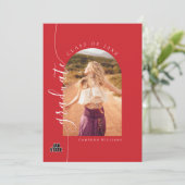 Afstuderen aan Jacksonville State University Aankondiging (Staand voorkant)