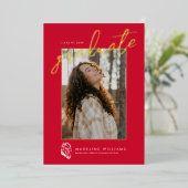 Afstuderen aan Jacksonville State University Folie Uitnodiging (Staand Voorkant)