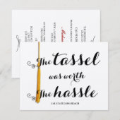 Afstuderen aan universiteit / hogeschool van de kl kaart (Voorkant / Achterkant)