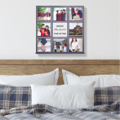 AFSTUDEREN aandenken FOTO'S TOEVOEGEN Wall Art Cha Canvas Afdruk (Insitu (Slaapkamer))