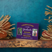 Afstuderen Aangepast 2 Foto gefeliciteerd Afstuder Fotoplaat (Zijkant)