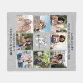 Afstuderen Aangepast citaat 8 Fotoraster Kleurkorr Fleece Deken (Voorkant (Horizontaal))