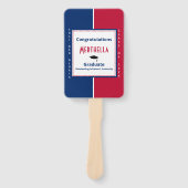 Afstuderen Aangepast fototoetsenbord SOLI DEO GLOR Handwaaier (Voorkant)