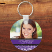 Afstuderen Aangepast jaar Foto Sleutelhangers Paar (Voorkant)