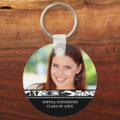 Afstuderen Aangepast jaar foto-Sleutelhangers Sleutelhanger (Voorkant)