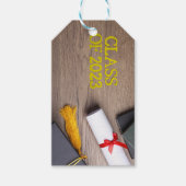 Afstuderen aangepast Label cadeau Cadeaulabel (Voorkant)