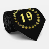 Afstuderen Aangepast lesjaar Gold Laurel Wreate Stropdas (Opgerold)
