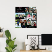 Afstuderen Aangepast multi-fotocollage 6 V1-Poster Poster (Thuiskantoor)