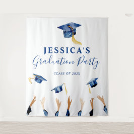 Afstuderen Aangepaste achtergrond Fotocabine Wandkleed