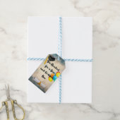 Afstuderen aangepaste cadeaulabels (Met Touw)