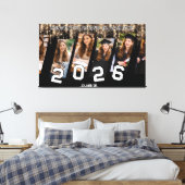 Afstuderen Aangepaste Canvas met Foto Collage Afdruk (Insitu (Slaapkamer))