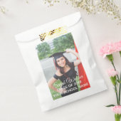 Afstuderen. Aangepaste foto en tekst. Bedankzakje (Gezegeld)