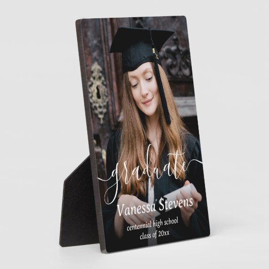 Afstuderen Aangepaste foto Fotoplaat (Zijkant)