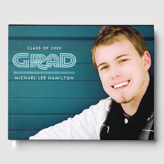 Afstuderen Aangepaste foto Gastenboek (Voorkant)