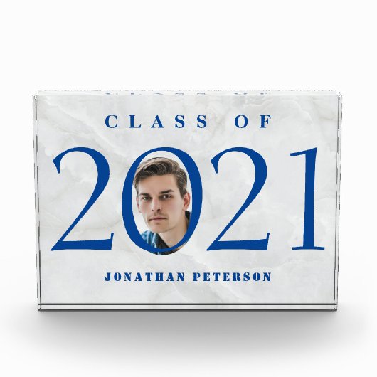 Afstuderen Aangepaste Foto op Marbled (Voorkant)