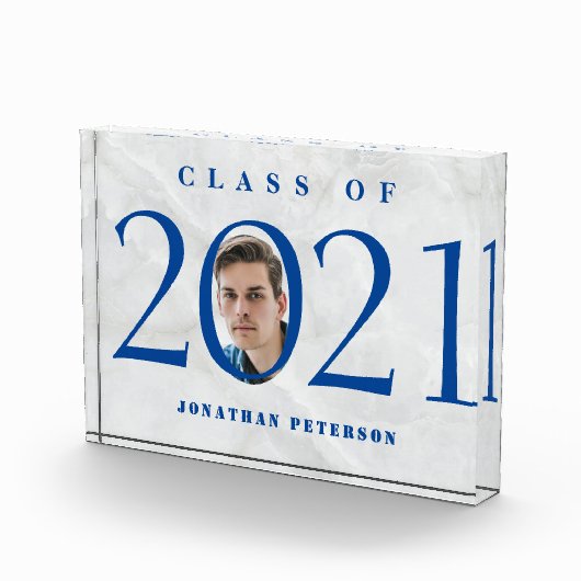 Afstuderen Aangepaste Foto op Marbled (Rechts)