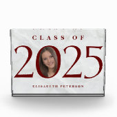 Afstuderen Aangepaste Foto op Marmer (Voorkant)