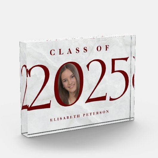 Afstuderen Aangepaste Foto op Marmer (Links)