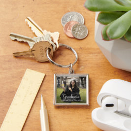 Afstuderen Aangepaste foto-Poster Sleutelhanger