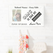 Afstuderen Aangepaste foto Spandoek (Insitu)