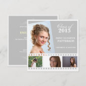 Afstuderen Aangepaste fotofilm Kaart (Voorkant / Achterkant)