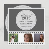 Afstuderen Aangepaste fotofilm Kaart (Voorkant / Achterkant)