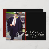 Afstuderen, aangepaste kaarten voor bedankt, flatp (Voorkant / Achterkant)