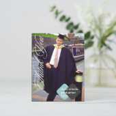 Afstuderen, aangepaste kaarten voor bedankt, flatp (Staand voorkant)