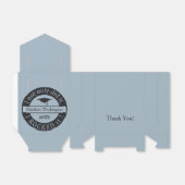 Afstuderen aangepaste naam & jaar gunst tassen bedankdoosjes (Uitgevouwen)