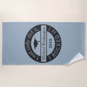 Afstuderen aangepaste naam & jaar strand handdoek (Voorkant)