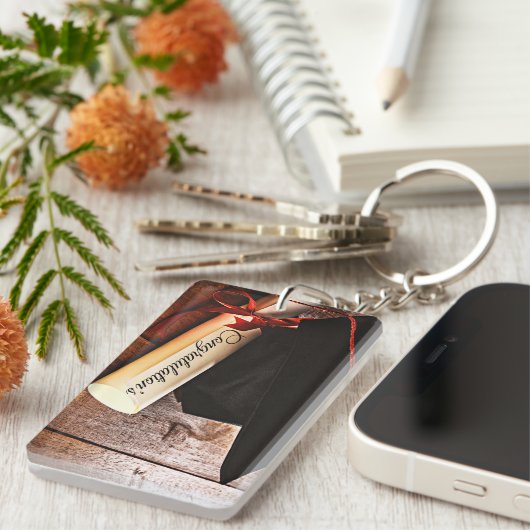 Afstuderen aangepaste sleutelhanger (Voorkant Rechts)