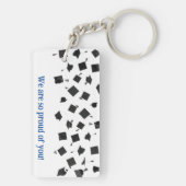 Afstuderen aangepaste sleutelhanger (achterkant)