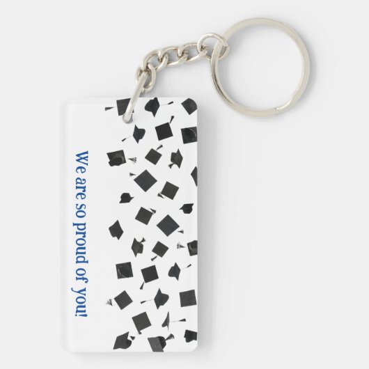 Afstuderen aangepaste sleutelhanger (achterkant)