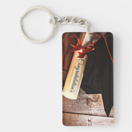 Afstuderen aangepaste sleutelhanger