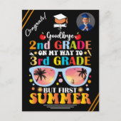 Afstuderen Aangepaste Tekst & Afbeeldingen 2e Grad Aankondigingskaart (Voorkant)