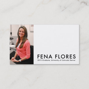 afstuderen aangepaste volgorde contactkaartje