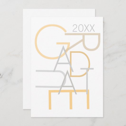 Afstuderen aankondiging (Voorkant / Achterkant)