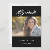 Afstuderen aankondiging (Voorkant)