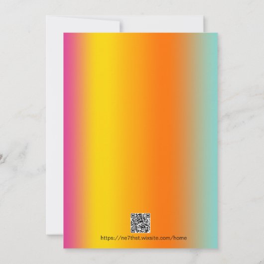 Afstuderen Aankondiging (Achterkant)