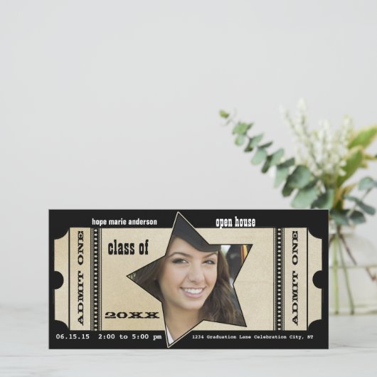 Afstuderen Aankondiging (Staand voorkant)