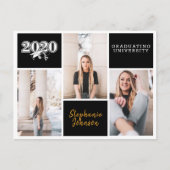 Afstuderen Aankondiging 2020 Foto Collage Briefkaart (Voorkant)