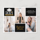 Afstuderen Aankondiging 2021 Foto Collage Briefkaart (Voorkant)