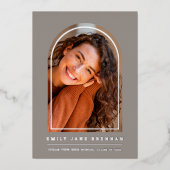 Afstuderen Aankondiging Afstudeerder Fotokaart (Voorkant)