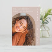 Afstuderen Aankondiging Afstudeerder Fotokaart (Staand voorkant)