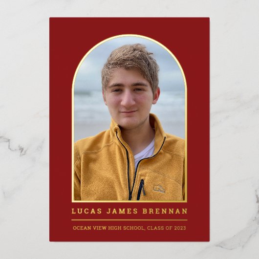 Afstuderen Aankondiging Afstudeerder Fotokaart (Voorkant)