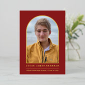 Afstuderen Aankondiging Afstudeerder Fotokaart (Staand Voorkant)