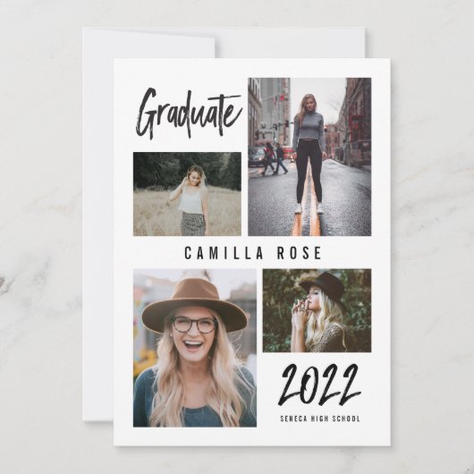 Afstuderen Aankondiging Afstuderen handtekening (Voorkant)