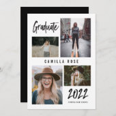 Afstuderen Aankondiging Afstuderen handtekening (Voorkant / Achterkant)